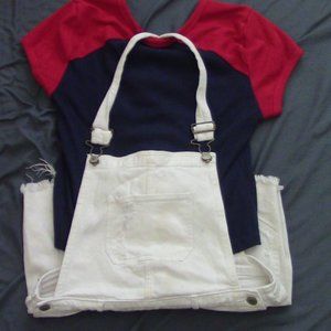 overalls & cute top
